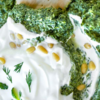 Spinach and yoghurt hair mask 
