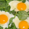 Spinach and egg hair treatment