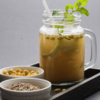 Corn chaat + masala lemonade