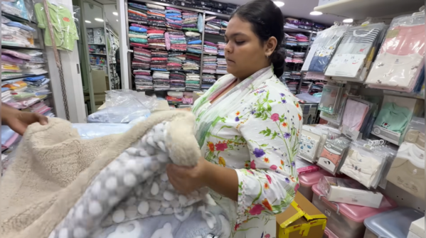 Saba couldn't complete her hospital bag, so her cousins went out to buy essentials