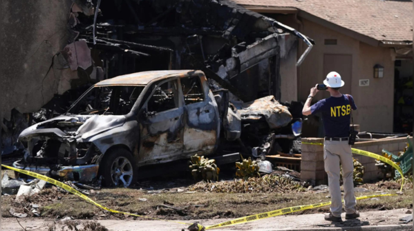 NTSB official documents crash aftermath