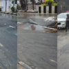 Mumbai Weather Live Updates: Traffic movement has been halted at Kemps Corner near Twinkle Stores as the road surface has caved in