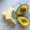 Banana and avocado hair mask