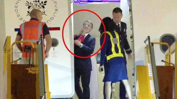 France President Emmanuel Macron slapped by his wife Brigitte --video clip that went viral
