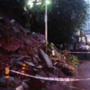 Mumbai Rains Live: A landslide occurred at Walkeshwar Road, in the Teen Batti locality, amid Monday’s heavy downpour
