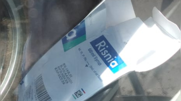 Syrup found in car