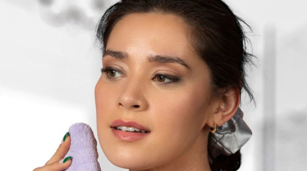 Wearing waterproof makeup