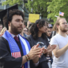 Students chant 'Trump = traitor'