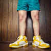 Ill-fitting sneakers