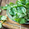 Spinach for iron and moisture 