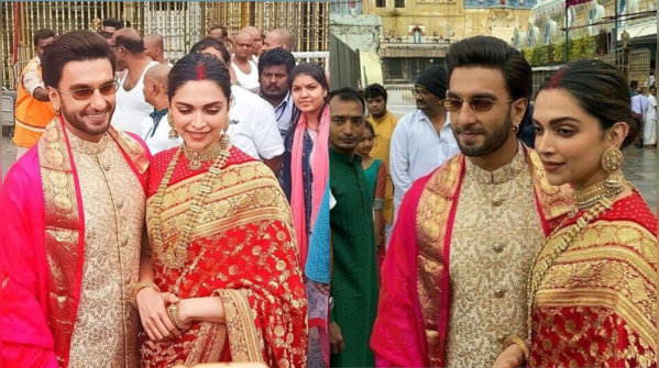 Deepika Padukone’s Red Banarasi Saree