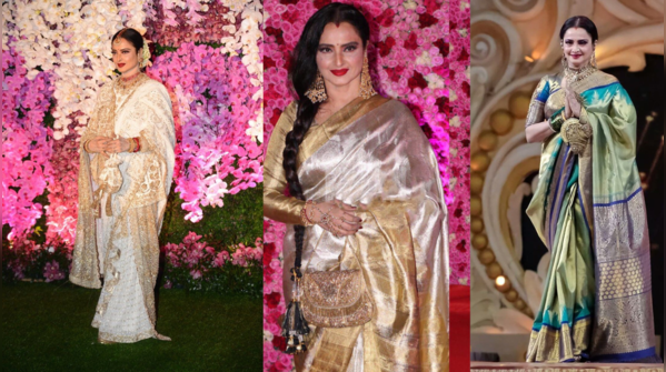 Rekha’s Eternal Love for Banarasi Sarees
