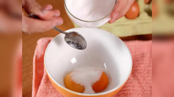 Seasoning eggs too late