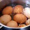Overboiling the eggs