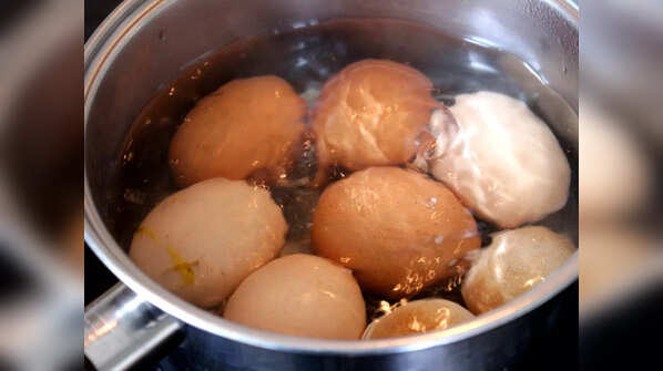 Overboiling the eggs