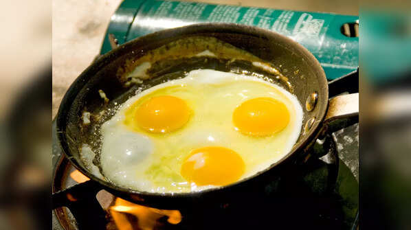 Overcooking the eggs