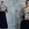 Vidya Balan’s jacket-and-skirt cocktail ensemble