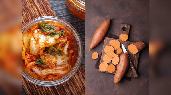 Kimchi plus sweet potato