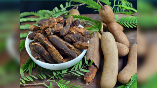 Sour fruits like mango and tamarind