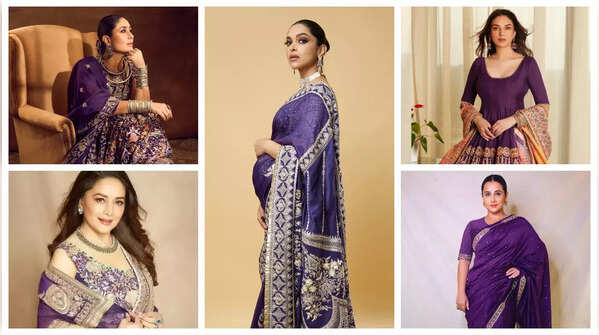 9 times Bollywood divas slayed in Purple traditional outfits