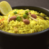 Masala avocado poha