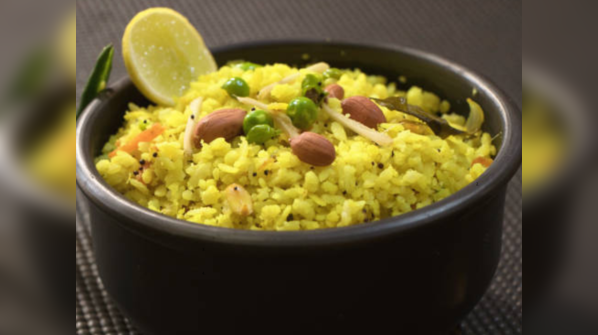 Masala avocado poha