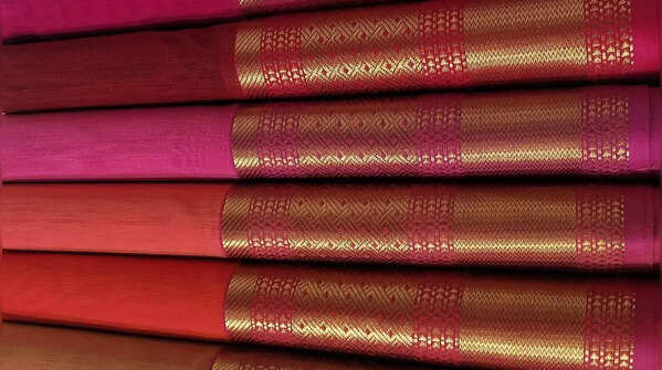 Bugdi Maheshwari saree