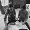 ​Brings tissue rolls for her househelps as a surprise