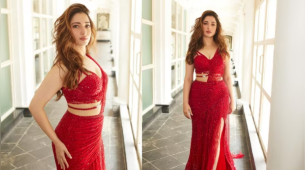 Stellar statement in red