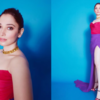 Colour blocking her way to the red carpet