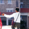 Sushmita Sen’s crimson saree in Main Hoon Na