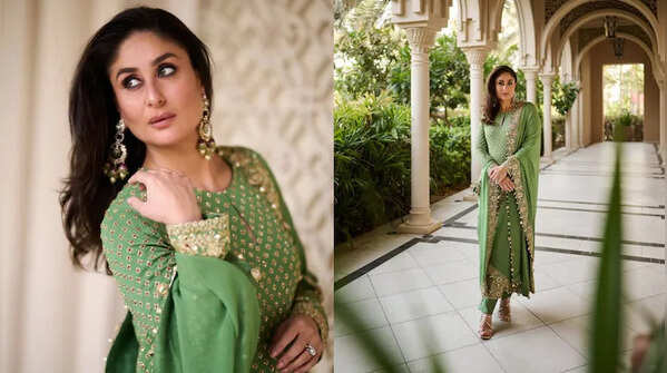 Regal green kurta set