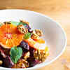 Beetroot, orange, mint salad