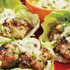 Tandoori chicken lettuce wraps