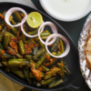 Bhindi sabzi (without too much oil) 