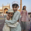 Children brought cheer to Eid celebrations across India