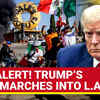 Article image for: Los Angeles ‘BURNS’: Trump’s National Guards March After Anti-ICE Protesters Wreak Havoc | Watch