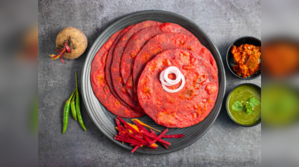 Make beetroot parathas