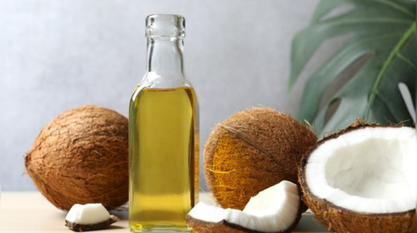 Sugar scrub and coconut oil