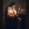 ‘Magdalene with the Smoking Flame’ by Georges de La Tour