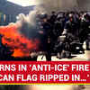 Article image for: US Riots: American Flag Pulled Down, Set On Fire As Anti-ICE Fire Spreads To Several Cities