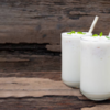 Saunf and coconut thandai