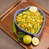 Spiced moong dal chaat