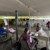 Air India Ahmedabad Plane Crash Live: A Help Desk has been set up at SVPI Airport in Ahmedabad to assist relatives of passengers arriving in the city. Basic medical equipment, including wheelchairs, stretchers, and paramedics, have also been stationed at the site.