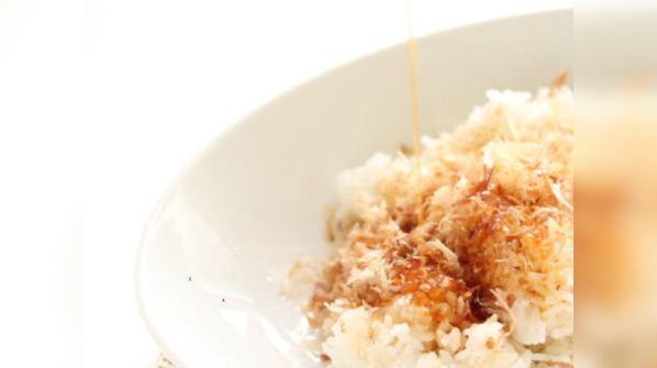 Drizzle on rice bowls