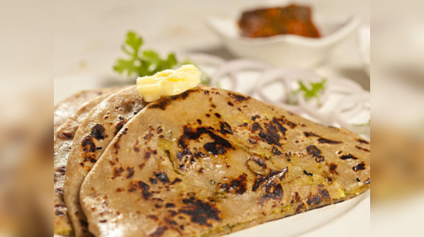 Sprout-filled paratha