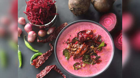 Beetroot Raita