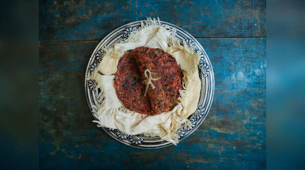 Paneer Beetroot Paratha