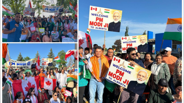 Diaspora cheers PM at g7 summit