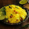 Lemon rice with peanuts